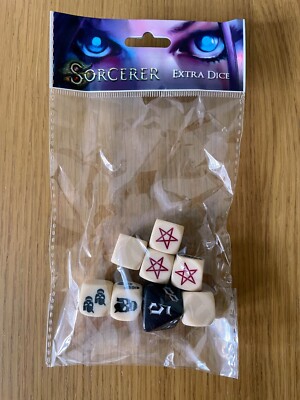 Sorcerer: EXTRA DICE Pack - White Wise Wizard Games - Neu, Sealed