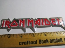 Iron Maiden Sliver Metallic Sticker C& D Visionary Music Rock Band