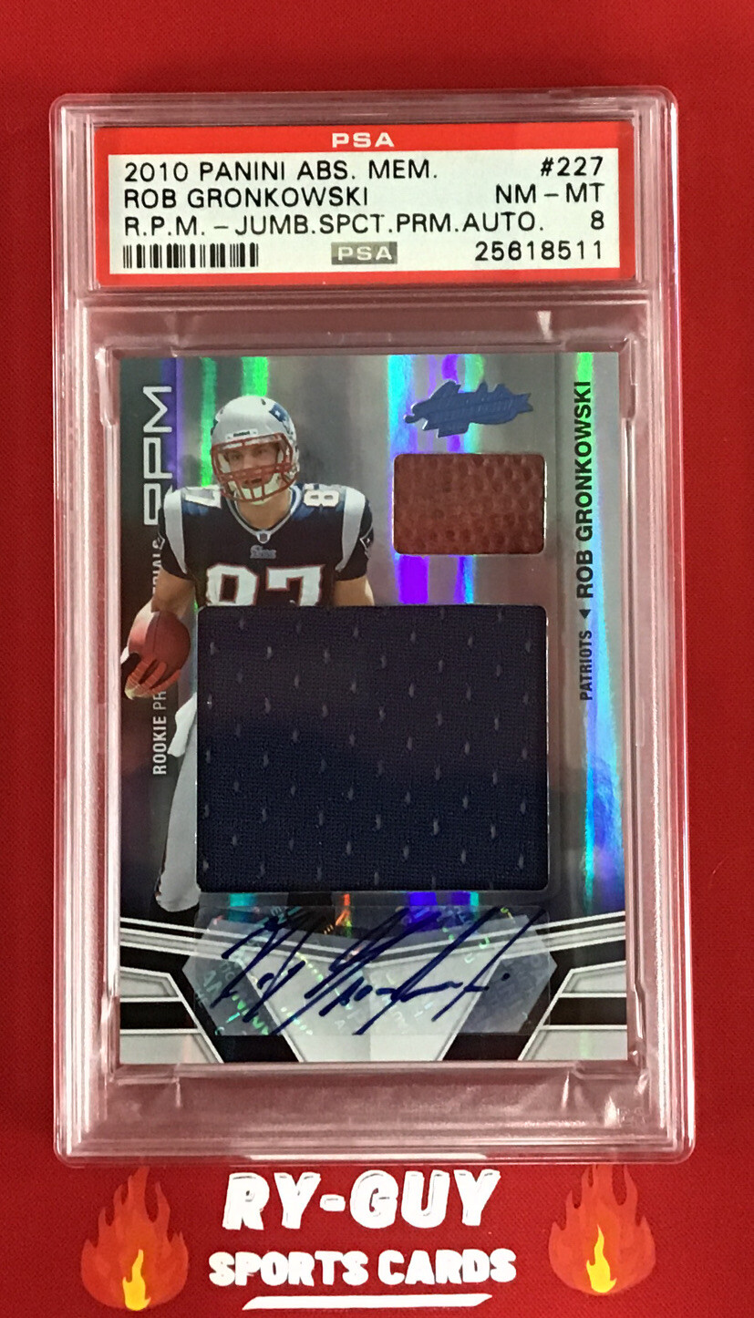 Rob Gronkowski Panini Absolute Memorabilia #227 Spectrum Silver