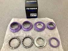 OLD SCHOOL BMX BEARTRAP 2 HEADSET TIOGA MD LAVENDER PURPLE 1" threaded NEW tange