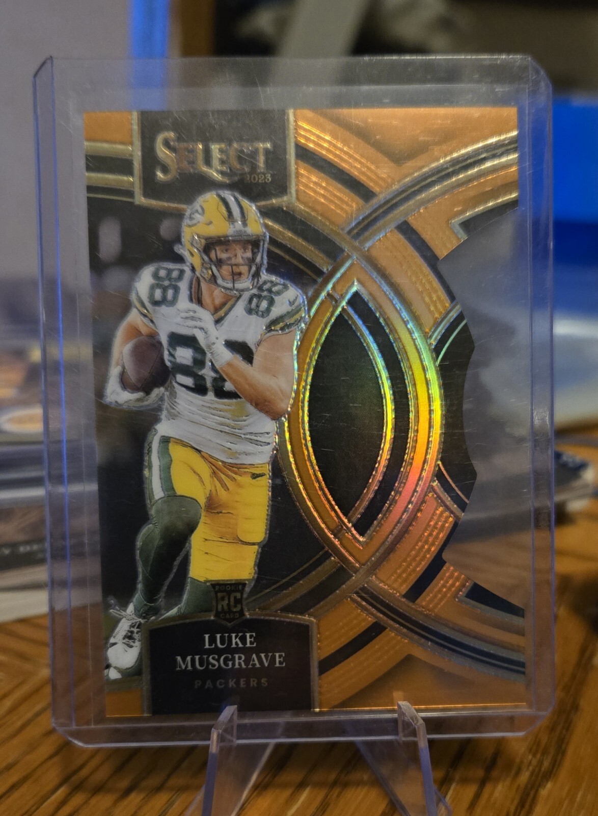 2023 Select Football Luke Musgrave Premier Level #166 Orange Die Cut 298/399 SP