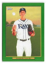 Tyler Glasnow 2020 Topps Turkey Red 2020 Green SSP /10 #TR-86-RAYS