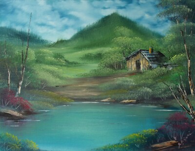 ORIGINAL OIL PAINTING - Over There by SP Soni