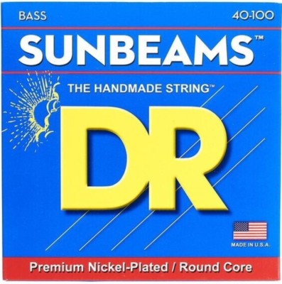 DR NLR-40 'Sunbeams' Nickel 4-saitige Basssaiten 40-100