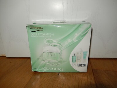       BIOTHERM AQUA SOURCE   SET   DEEP HYDRATION 4 TEILIG NEU