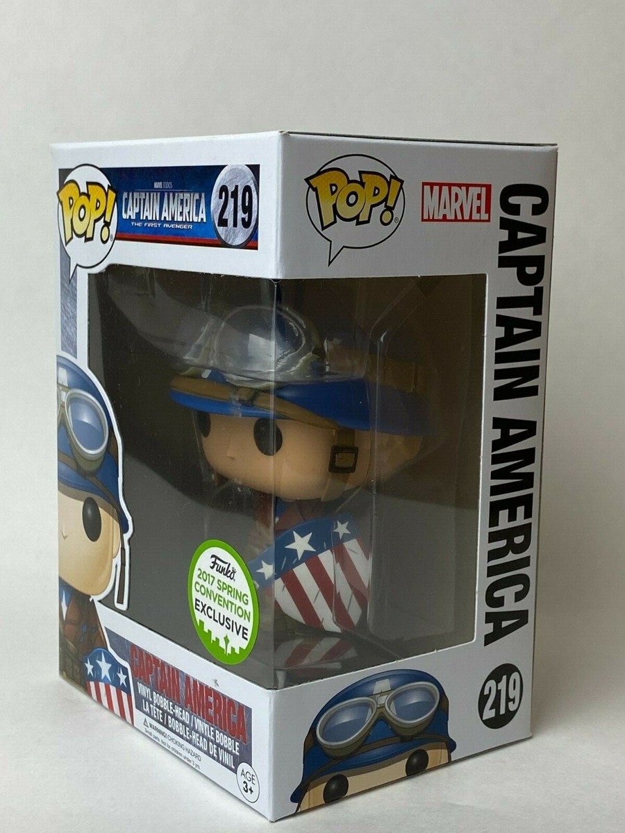 Funko Pop! キャプテン・アメリカ 219 Amazon.com: Funko Pop! Marvel #219 Captain America: The First