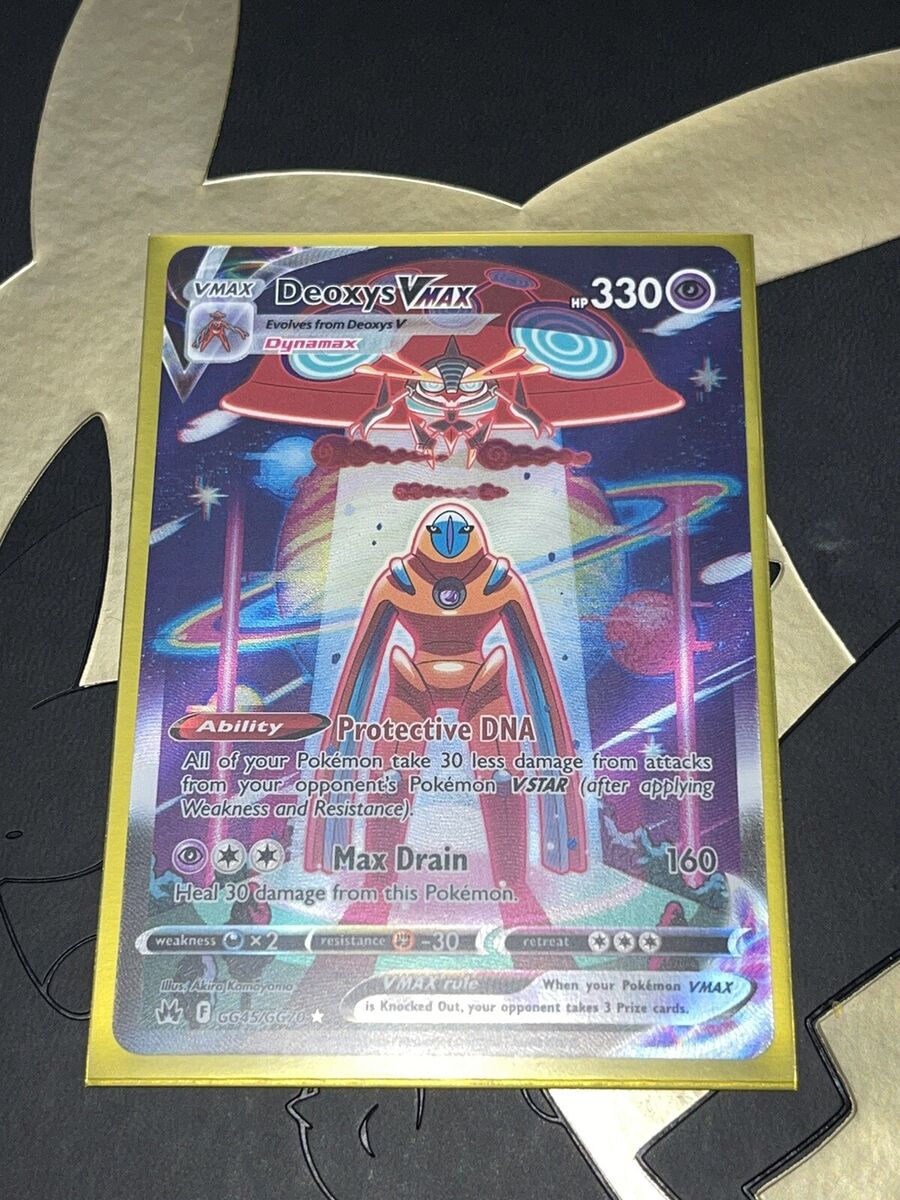 Pokemon - Deoxys VMAX GG45/GG70 - Crown Zenith - Galarian Gallery - Ultra  Rare Alternate Art