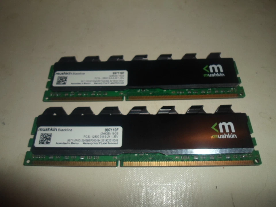 Mushkin - DDR3 -1600 - 16GB - 2 x 8GB - PC3L-12800 - - - TOP !!! - Bild 2 von 4
