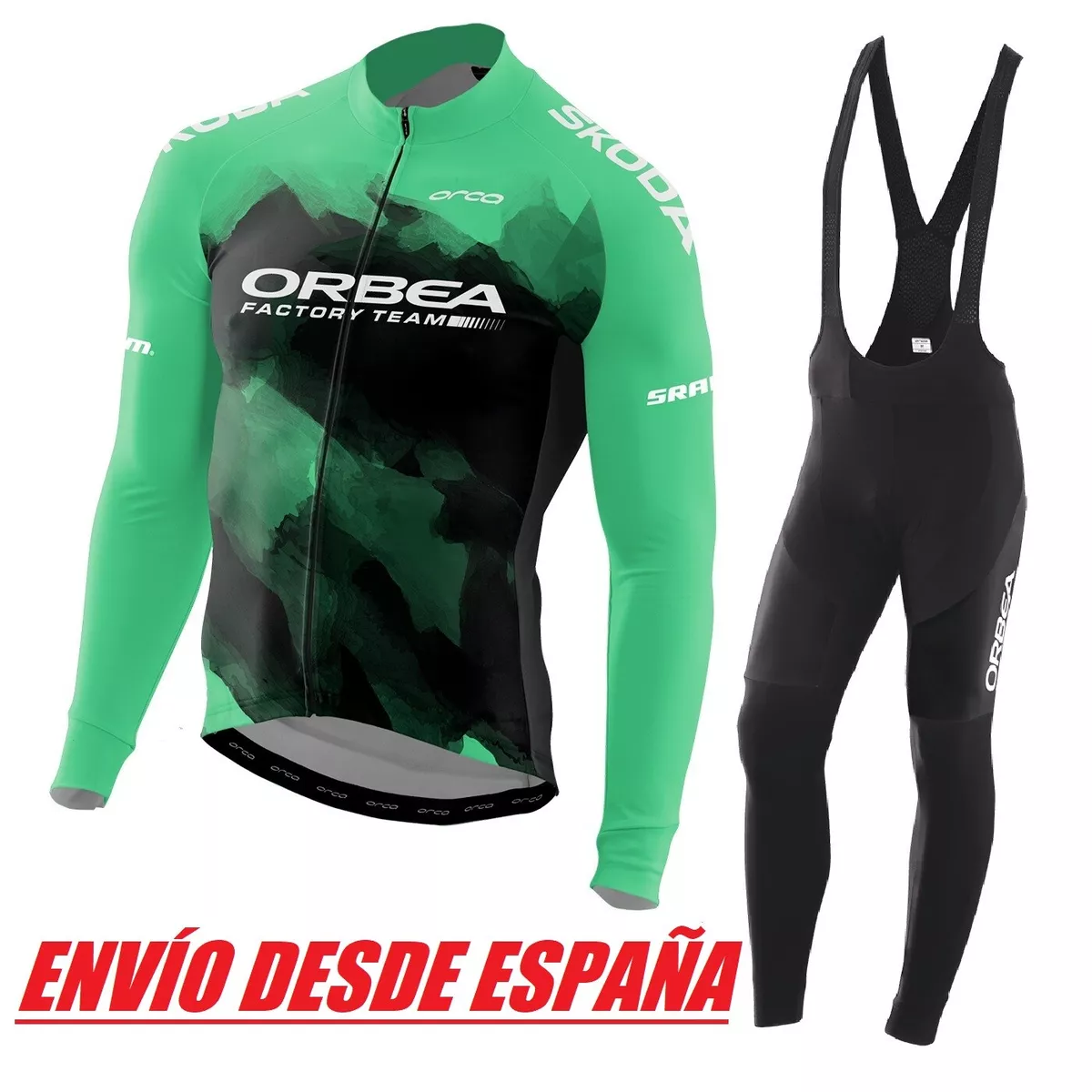 EQUIPACION CICLISMO TERMICA MAILLOT CULOTE ORBEA FACTORY | eBay