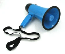 Pyle Portable Megaphone Siren Compact, in Blue