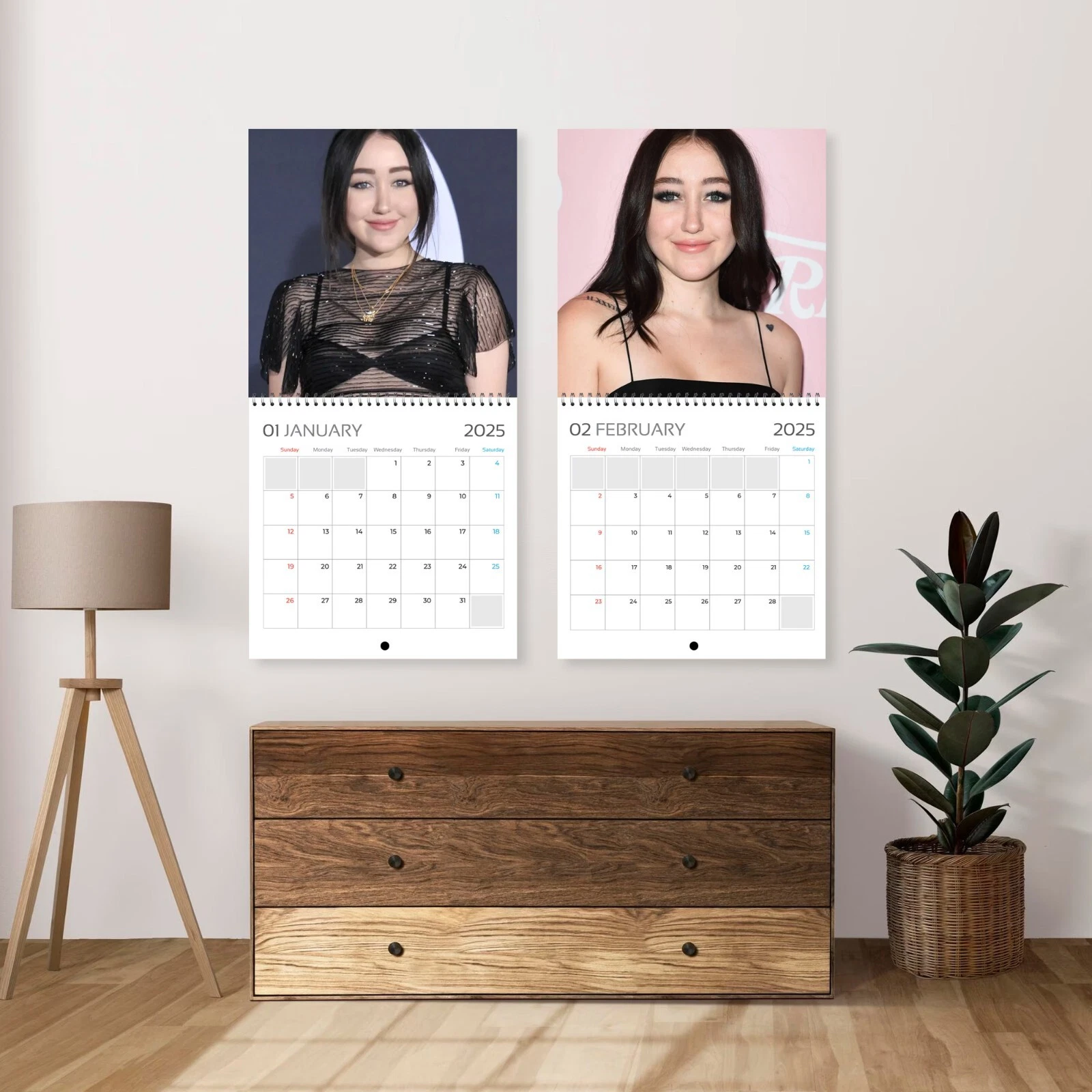 Noah Cyrus Pop Stars Calendar 2025, 12-Month Singer Wall Calendar