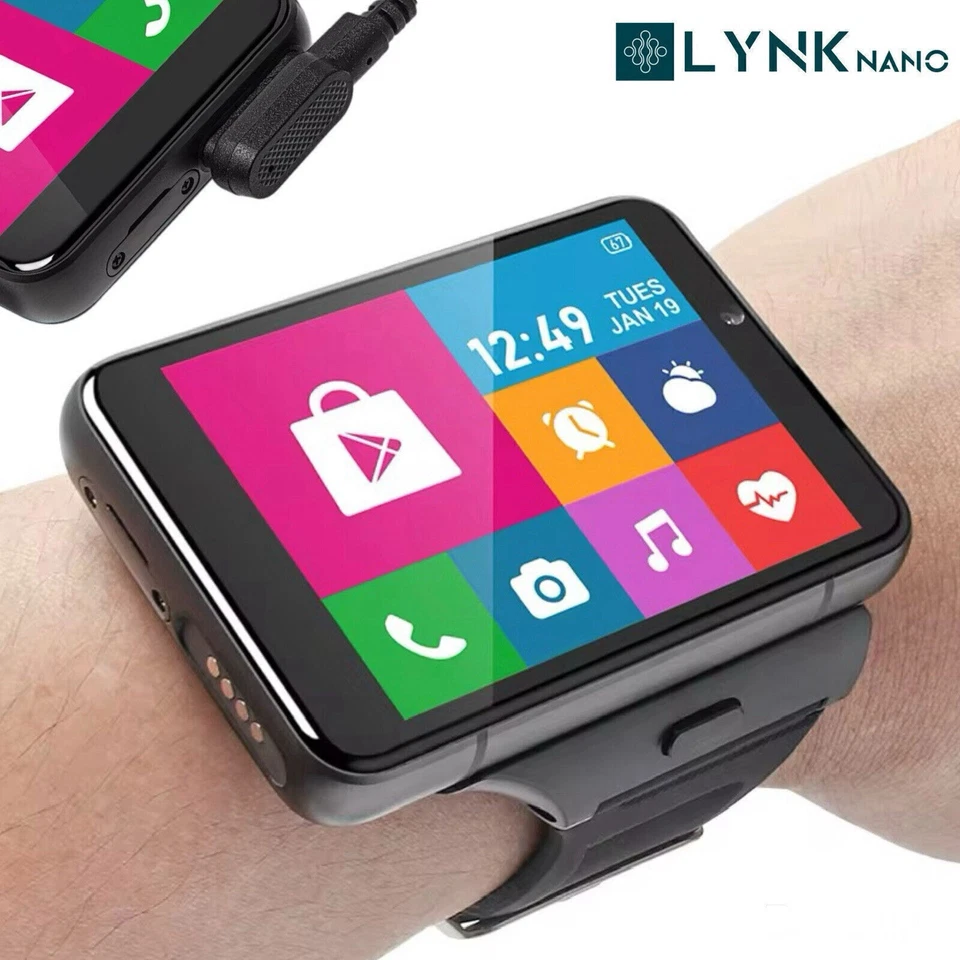 Reloj Inteligente 2.88" Pantalla Táctil Grande 4G Android/iOS Doble Cámara WIFI GPS 4+ 64GB Foto 2 de 4