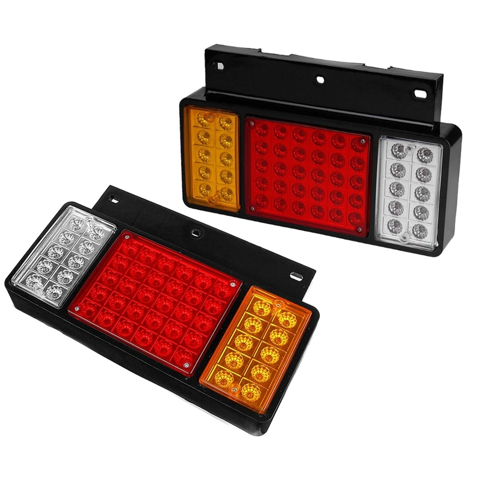 For GMC W Isuzu Elf Truck NPR NQR NRR NKR NHR 1984-up 50LED Rear Tail Light 2X - Image 2 of 4