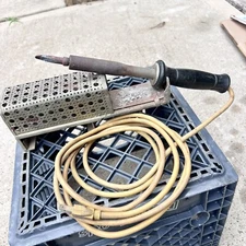 VTG Bell System Gen. Electric KS8740L Heavy Duty Soldering Iron 110W W/ Holder