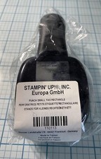 Stampin' Up Punch Small Tag Rectangle Paper Punch Whale Tail Retired NIP