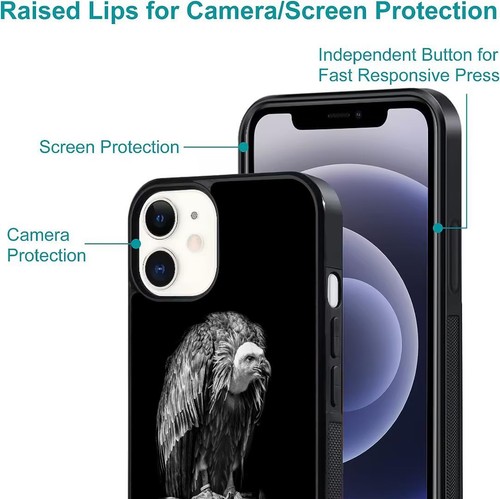 Mexican American vulture For iPhone SE XS XR Max 5 6 7 8 Plus Anti scratch Cover - Picture 8 of 25