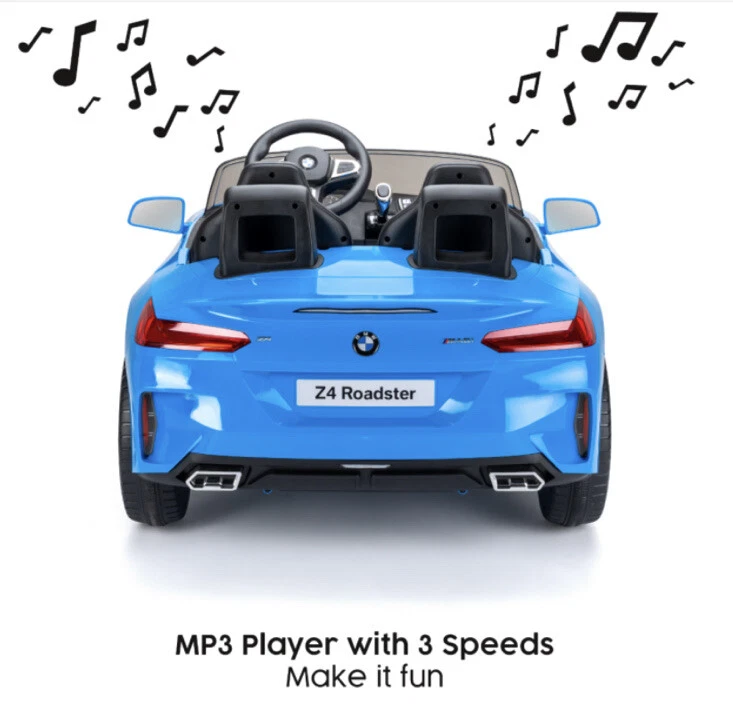 KIds Electric BMW Z4 Ride On Remote Control Car 12V Battery - Image 4 of 4