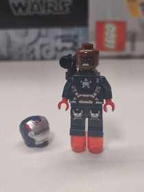 Marvel Super Heroes Iron Patriot Custom Lego Minifigure James Rhodes 30168 Rare