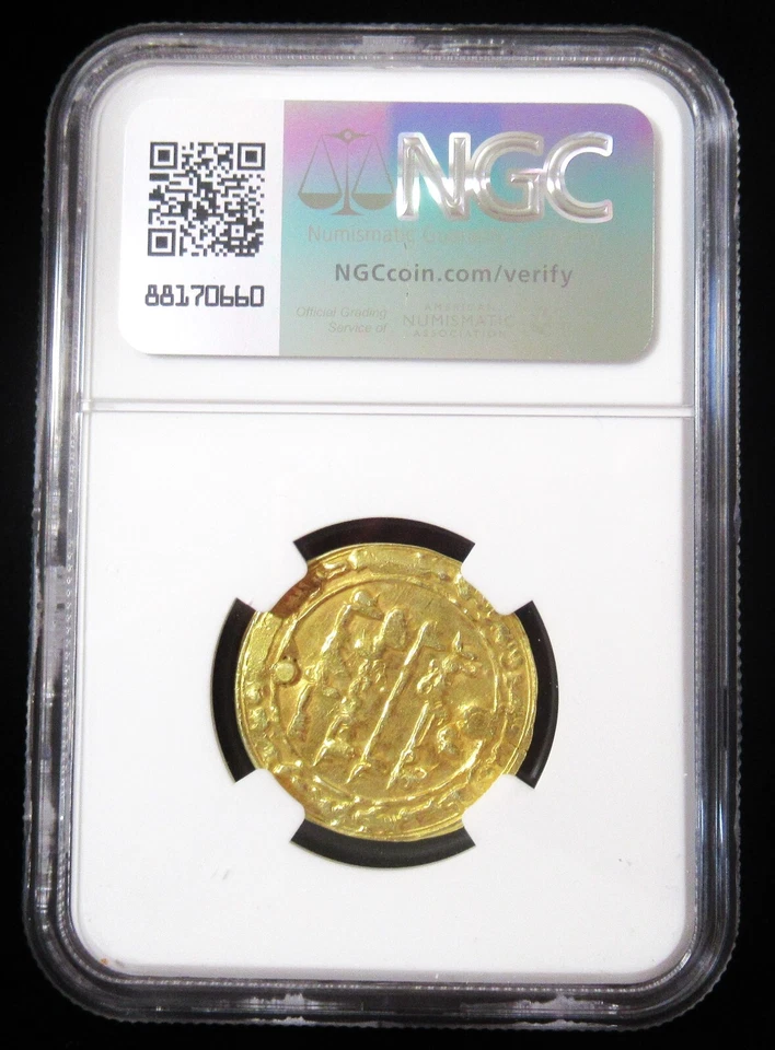 Dinar De Oro Buwayhid Islámico (AH415-440) AH420 NGC AU Detalles. - Imagen 2 de 2