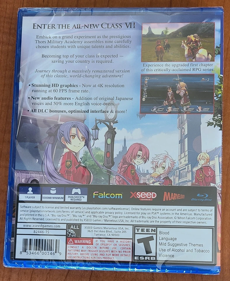 The Legend of Heroes: Trails of Cold Steel I & II - PlayStation 4 (PS4 - NEW) - Image 4 of 4