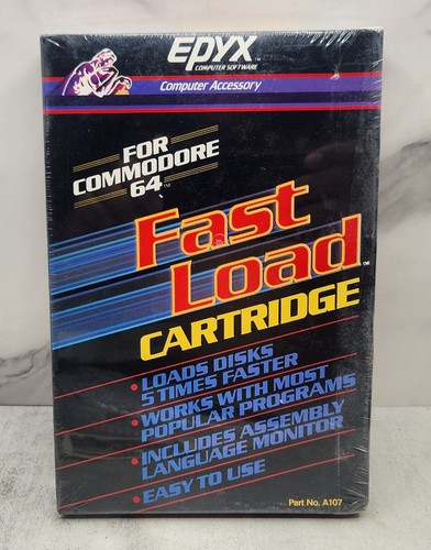 EPYX Fast Load Cartridge for Commodore 64 Vintage Game Accessory