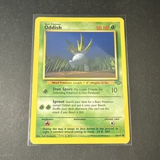 Vintage Pokémon Oddish 58/64 Jungle Common 50 HP Regular English Card