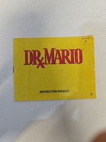Dr. Mario Nintendo Entertainment System Nes Game And Manual Only Cleaned Tested 