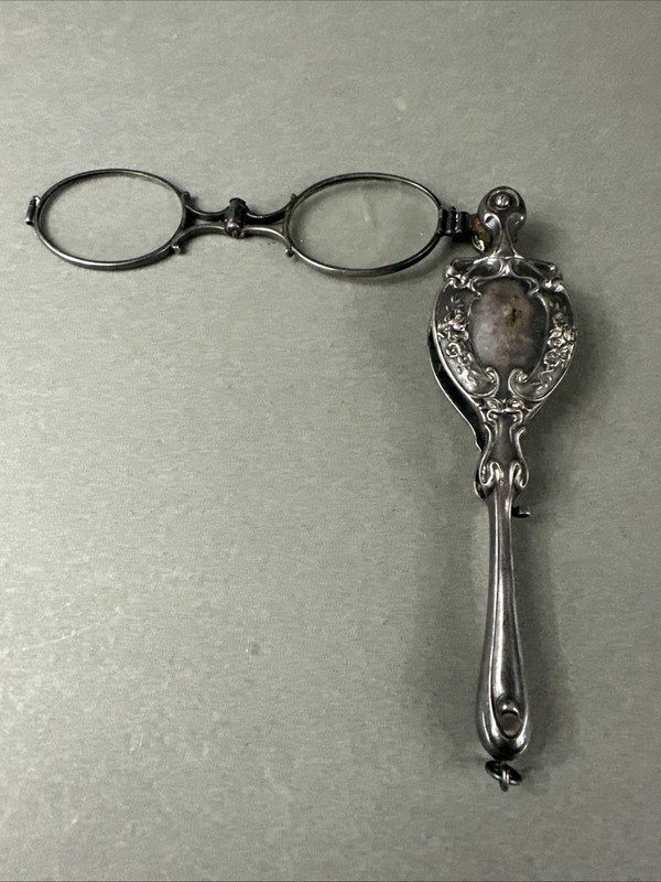 Antique ART NOUVEAU STERLING LORGNETTE AMERICAN Old Estate Find