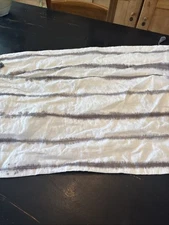 Serena & Lily Capitola Stripe Pilliw Covers Gray  White 20x14” Lumbar Set 2 (a27