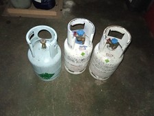 REFRIGERANT CONTAINERS FOR VARIOUS REFRIGERANTS..3x 10 kilo capacity