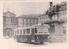 T31O)  A.T.M. TORINO AUTOBUS FIAT 421 MONUMENTO FILIBERTO PIAZZA S CARLO