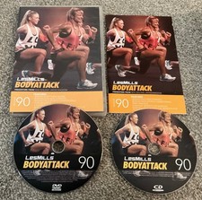 Les Mills BODYATTACK BODY ATTACK 90 DVD and CD and CHOREOGRAPHY NOTES