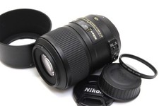 AA (condizione) Nikon AF S DX MICRO NIKKOR 85mm F3.5 G ED VR difetto iniziale gratuito