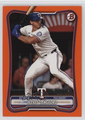 2026 Bowman Orange 2/25 Wyatt Langford #88 14ns