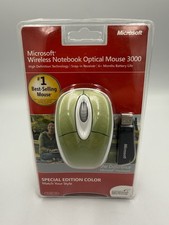Microsoft Wireless Notebook Optical Mouse 3000 Model 1056 1051 NIP Sealed