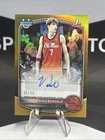NIKO BUNDALO 2025-26 BOWMAN CHROME U 1ST TRUE GOLD REFRACTOR AUTO /50