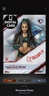DIGITAL TOPPS WWE SLAM ROXANNE PEREZ ICONIC  DIAMOND ICONS 26 RED SIGNATURE