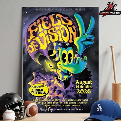 NEW King Gizzard And The Lizard Wizard On August 14th-16th 2026 Poster