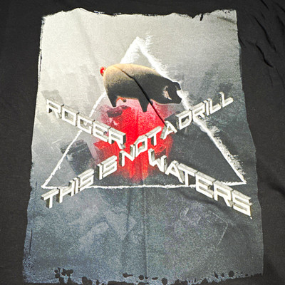 Roger Waters This Is Not A Drill 2022 Tour Double-Sided Graphic Tee Men's XL