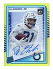 2025 Donruss Optic DJ Giddens Neon Yellow (RAW)