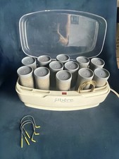 Jilb re Velvet Volumizer Heated Hair Roller Set 12 Rollers 11 Clips Working