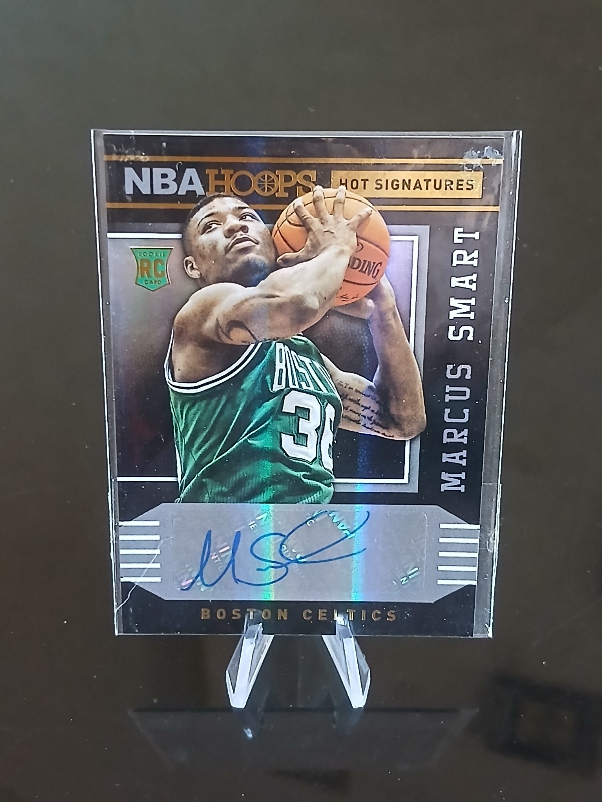 2014-15 Panini NBA HOOPS Hot Signatures MARCUS SMART Auto RC #71 Celtics