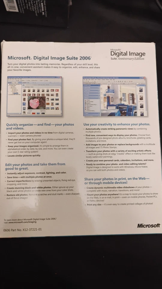 Microsoft Digital Image Suite 2006 PC, 2 Disc New - Image 2 of 3