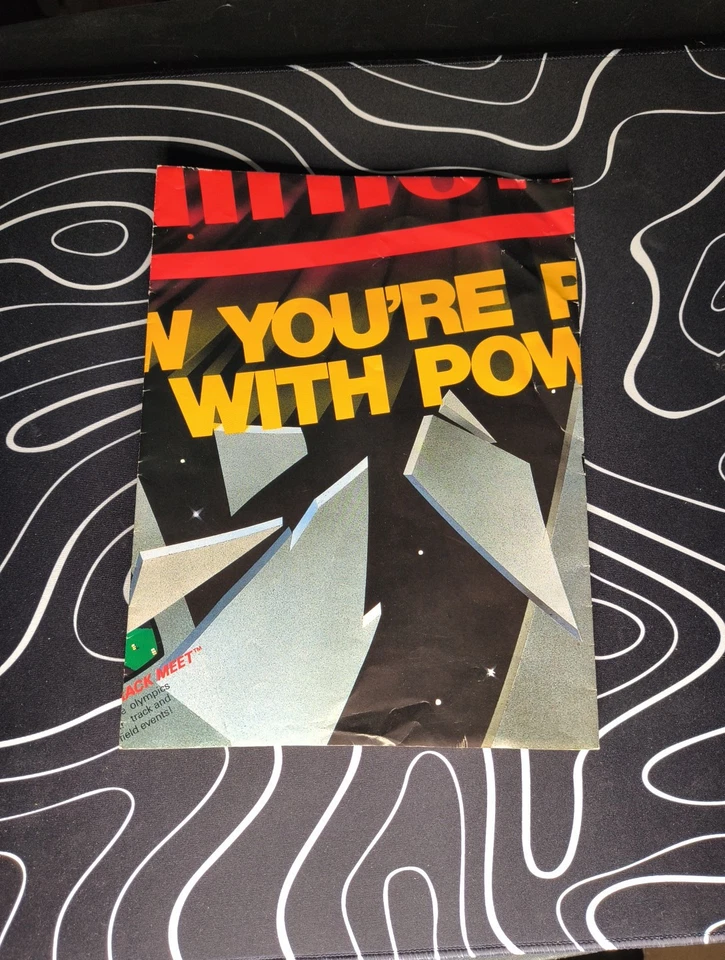 1988 Nintendo NES Now You're Playing With Power! Poster Insert 15.5 x 11.75 RARE - Image 4 of 4