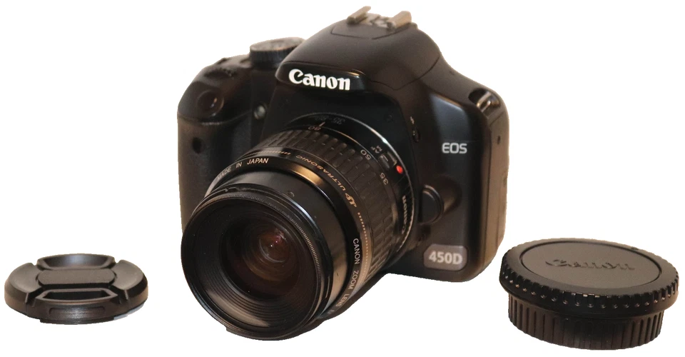 Canon EOS 450D Spiegelreflexkamera- super Zustand  mit Zubehöhrpaket - Bild 4 von 4