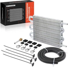 A-Premium Transmission Oil Cooler, Universal Aluminium 6 Pass Tube and Fin,... 
