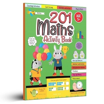 201 Maths Activity Book - Fun Activities and Math Exercises f... - 9789354404528