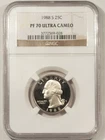 1988-S PROOF WASHINGTON QUARTER - NGC PF-70 ULTRA CAMEO, PERFECT!