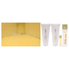 Sexy Amber by Michael Kors for Women - 4 Pc Gift Set