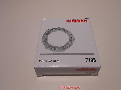 M/ärklin 7105 rot 10 m H0 by M/ärklin Kabel